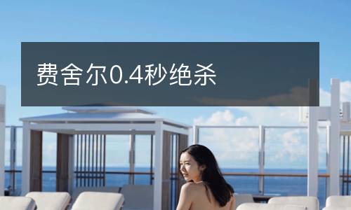 费舍尔0.4秒绝杀